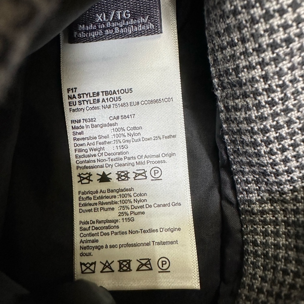 Timberland Reversible Duck Down Jacket Size Xl - image 4